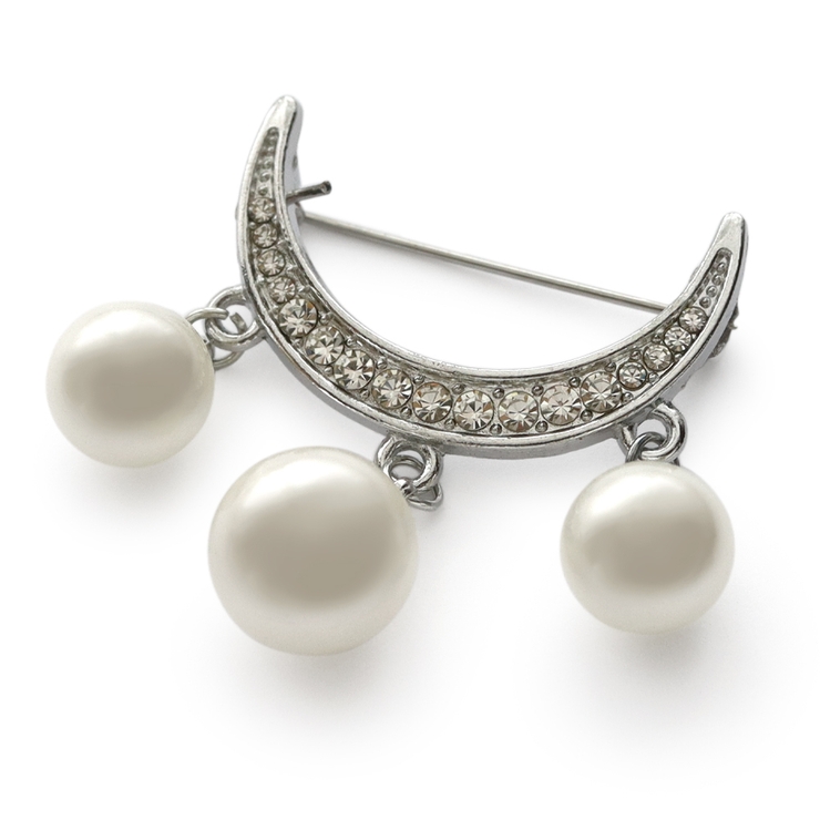 シルバー | ブローチ ストールピン 安全ピン | Jewel vox