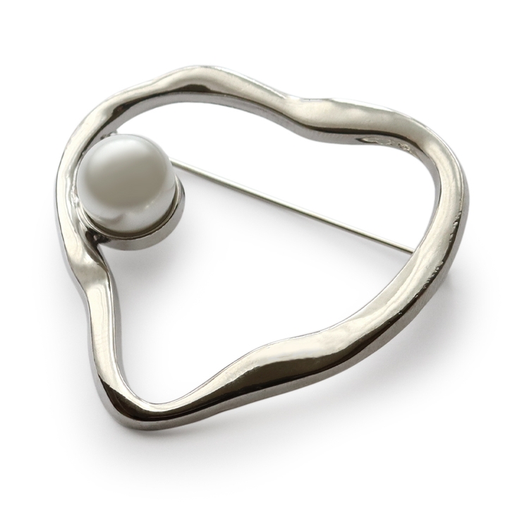 シルバー | ブローチ ストールピン 安全ピン | Jewel vox