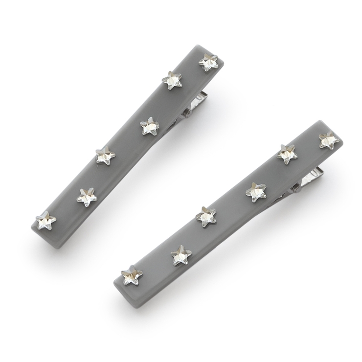 グレー | ヘアクリップ レディース ヘアアクセサリー | Jewel vox