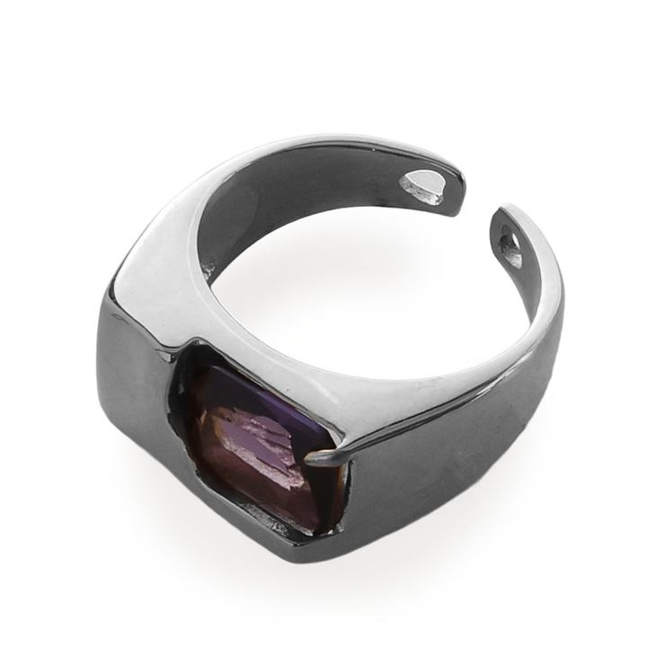 パープル×シルバー | リング 指輪 レディース | Jewel vox