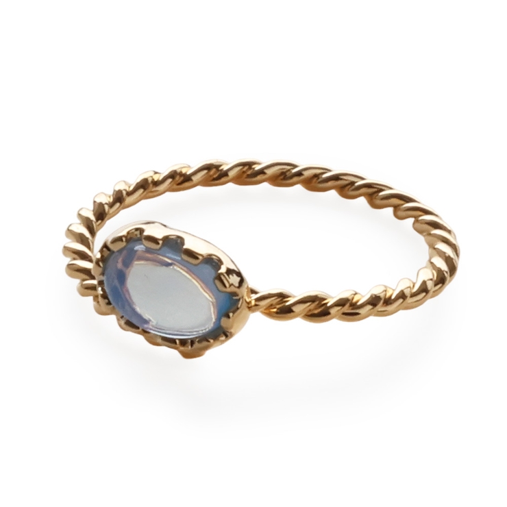 ブルー×ゴールド | リング 指輪 金属アレルギー | Jewel vox