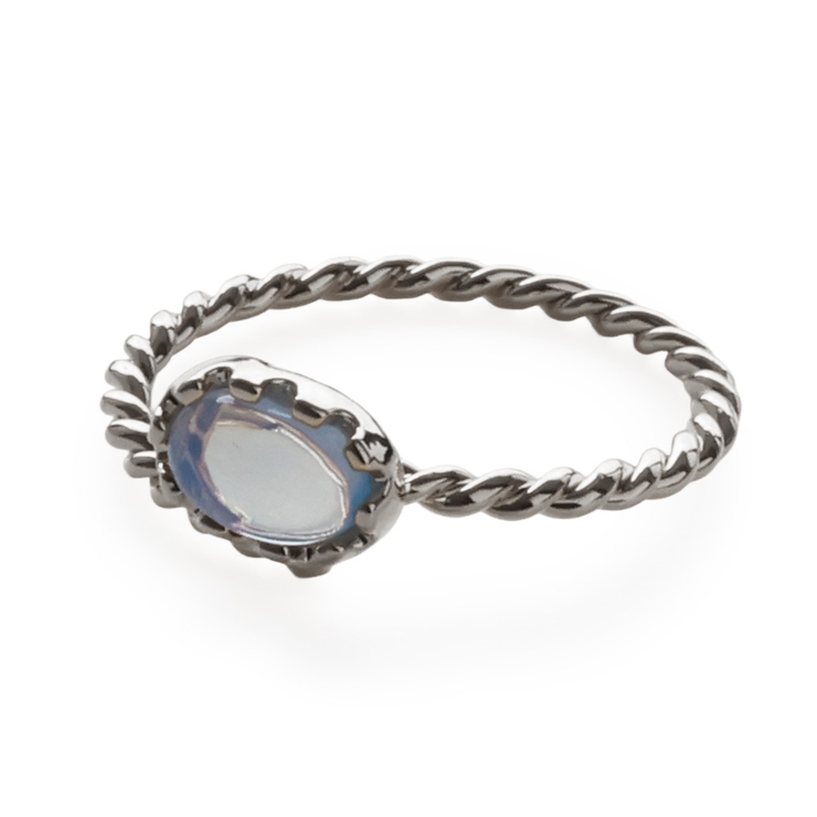 ブルー×シルバー | リング 指輪 金属アレルギー | Jewel vox