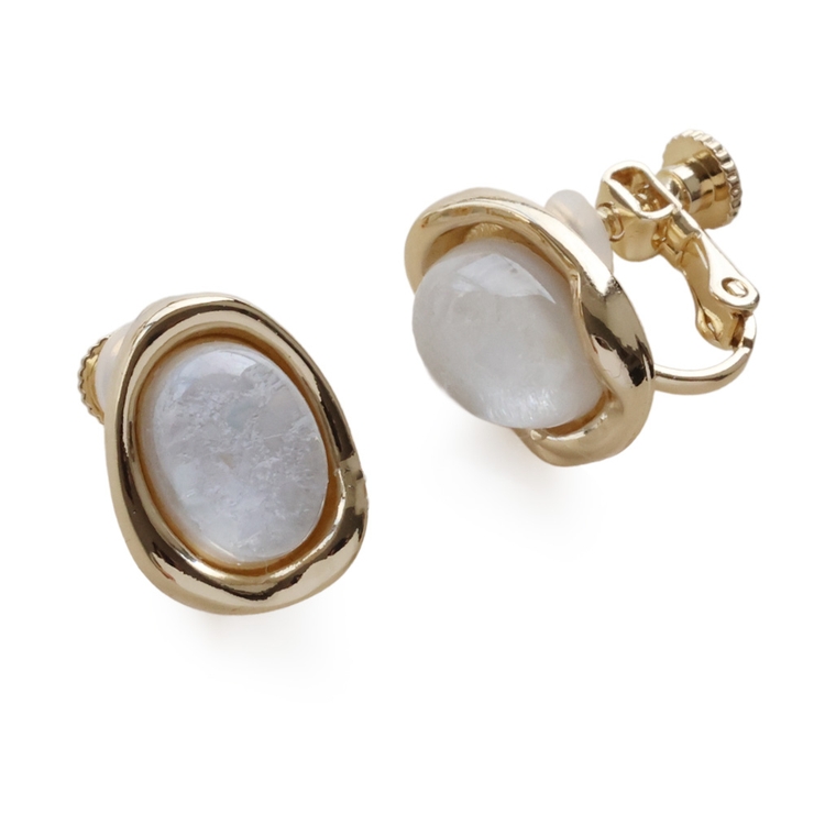 【イヤリング】ホワイト | ピアス イヤリング レディース | Jewel vox