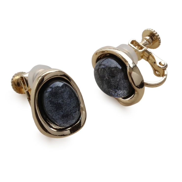 【イヤリング】ネイビー | ピアス イヤリング レディース | Jewel vox