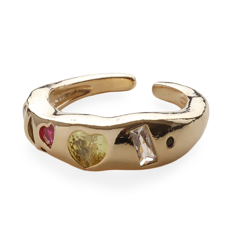 【ハート】ゴールド | リング 指輪 金属アレルギー | Jewel vox