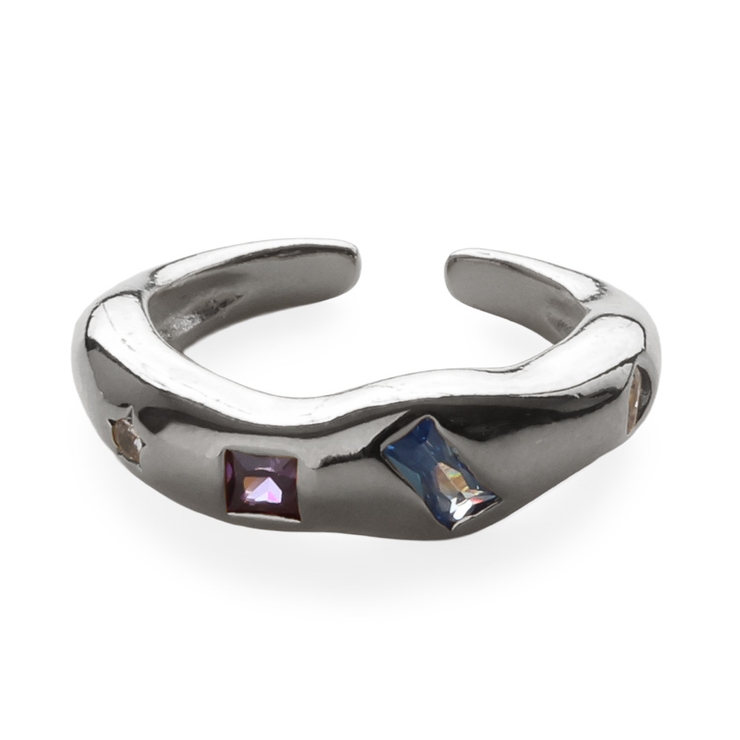 【スクエア】シルバー | リング 指輪 金属アレルギー | Jewel vox