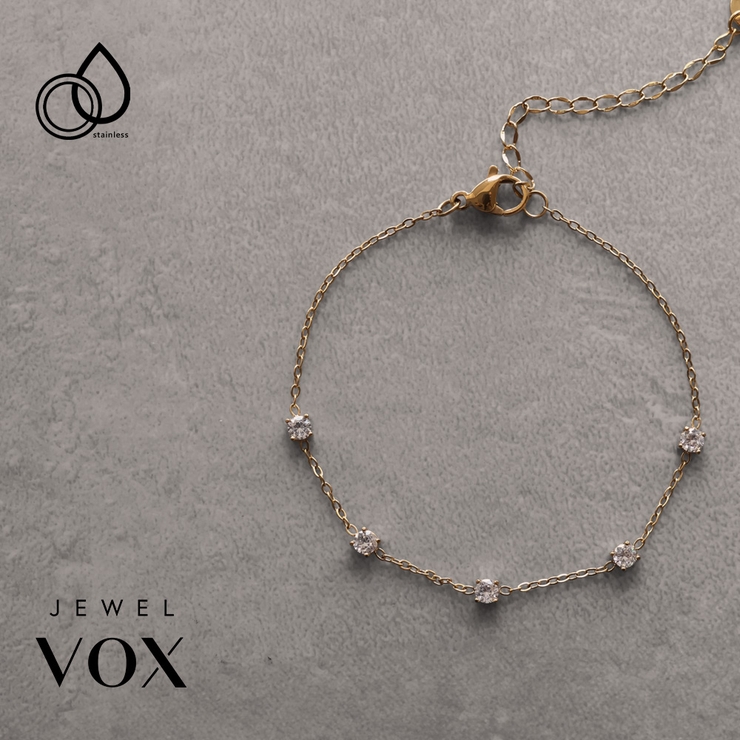 ブレスレット ステンレス 金属アレルギー対応 | Jewel vox | 詳細画像1 