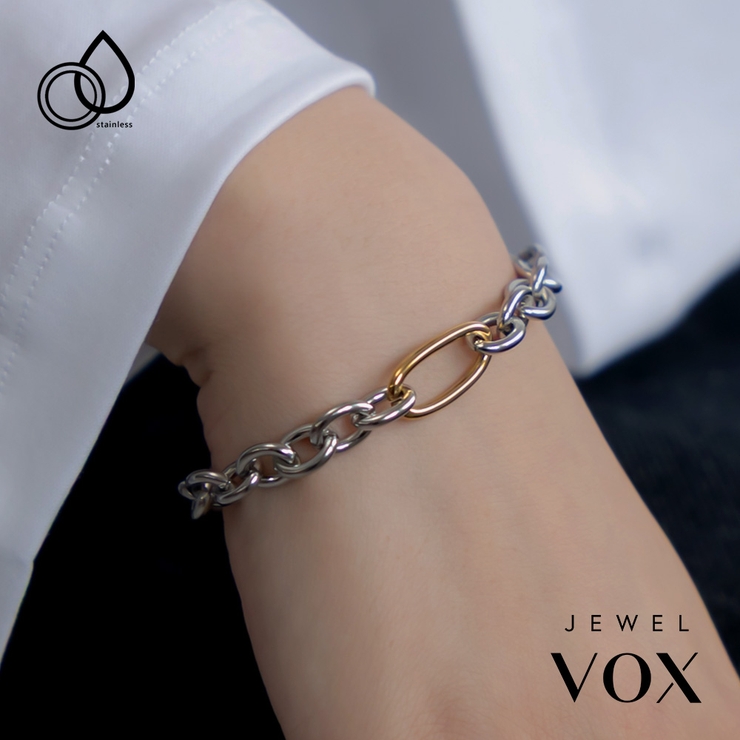 ブレスレット ステンレス製 金属アレルギー対応 | Jewel vox | 詳細画像1 