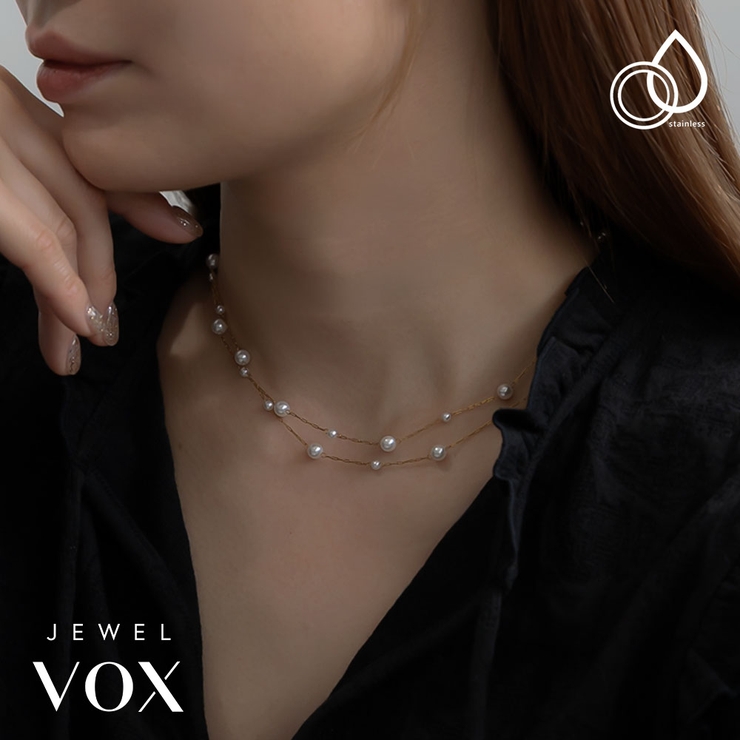 ネックレス ショートネックレス 金属アレルギー対応 | Jewel vox | 詳細画像1 