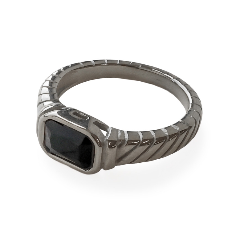 ブラック | リング 指輪 金属アレルギー対応 | Jewel vox