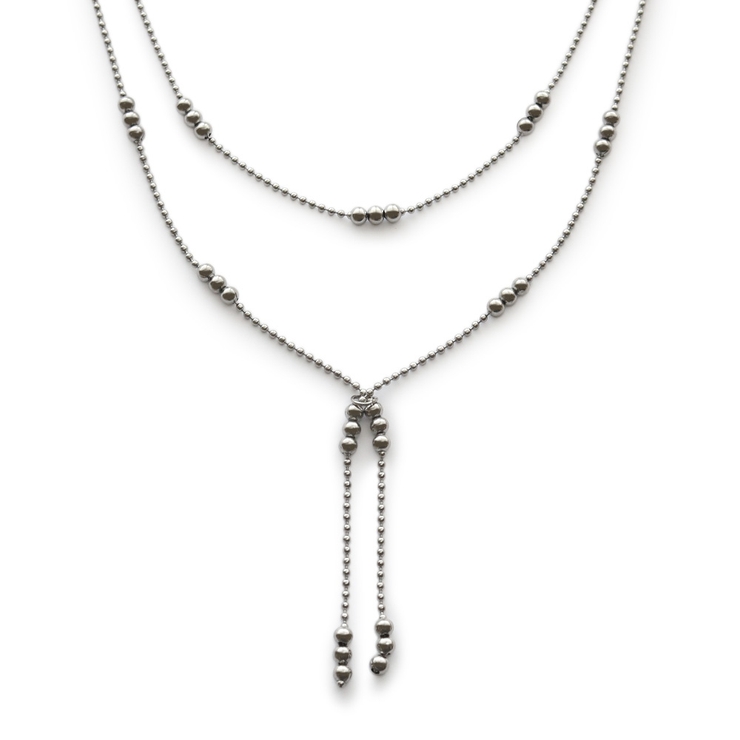 シルバー | ネックレス ショートネックレス ステンレス製 | Jewel vox