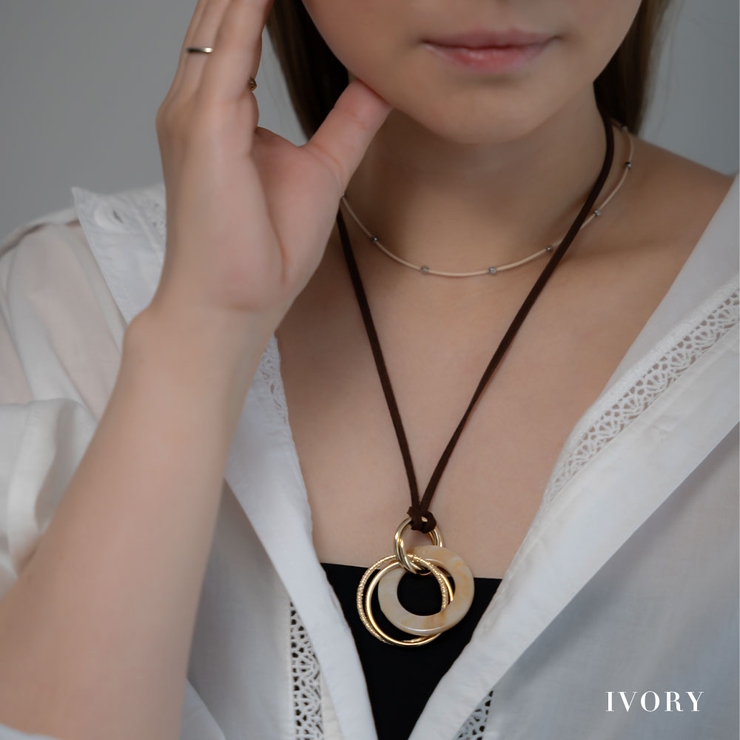 ネックレス ロングネックレス 金属アレルギー[品番：VX000007144