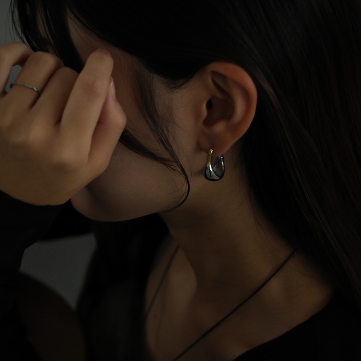 ピアス 金属アレルギー対応 ステンレス製[品番：VX000009471]｜Jewel