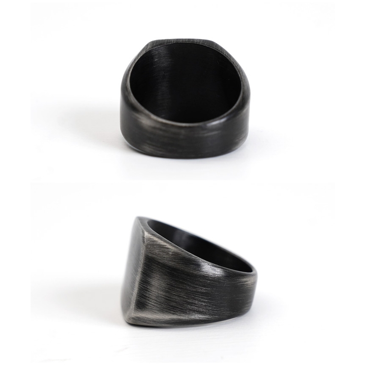 ◇シグネットリング ステンレス 印台◇[品番：JG000013569