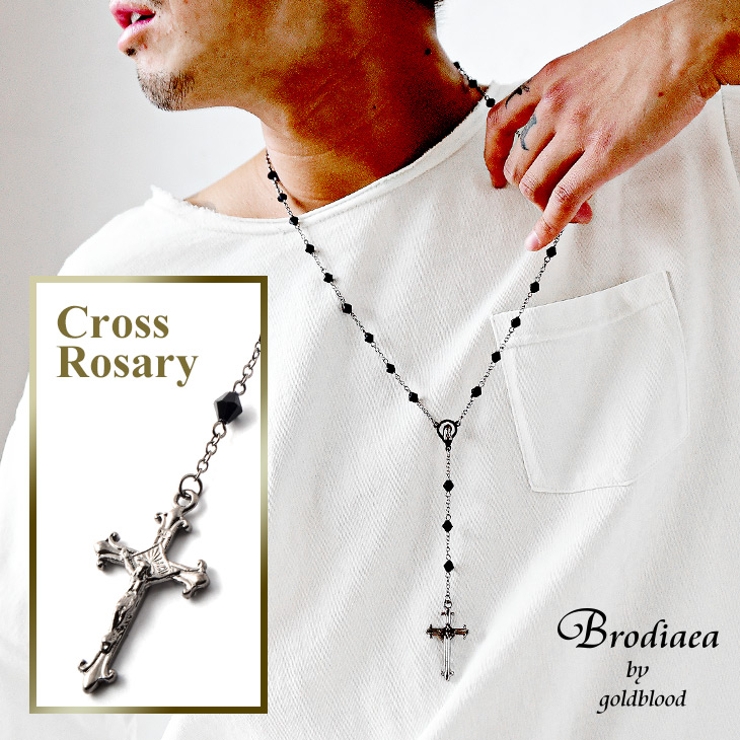 十字架 チェーンネックレス ネックレス[品番：JR000003287