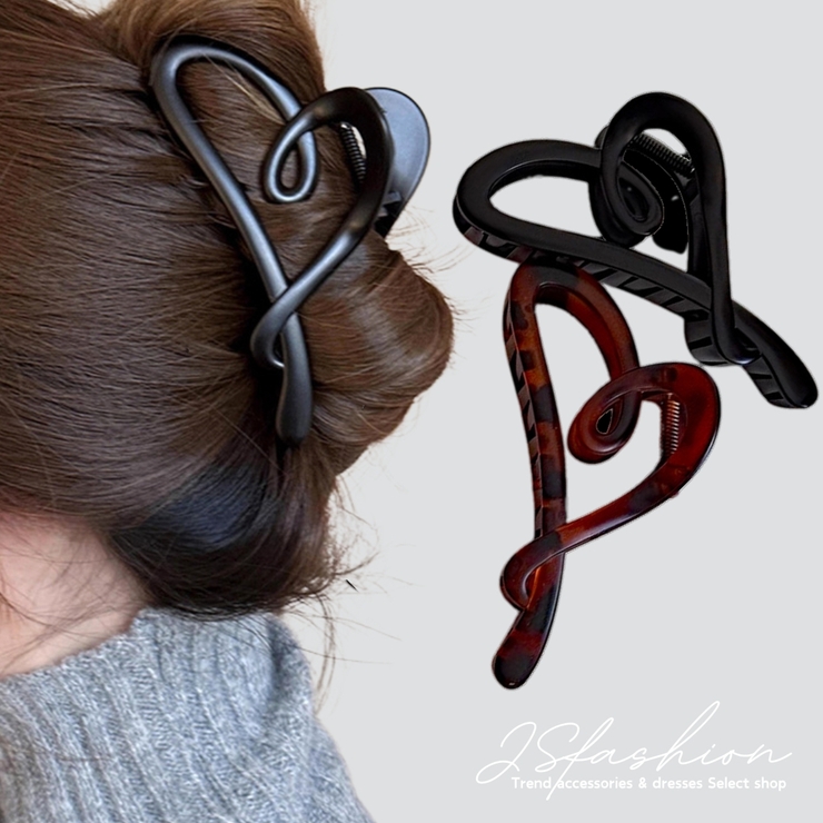ヘアクリップ 全3色 バンスクリップ | JS FASHION | 詳細画像1 