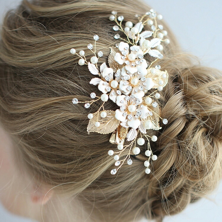 フラワーモチーフアクセサリー ヘッドドレス ブライダルアクセサリー 品番 Jsfw Js Fashion ジェーエスファッション のレディースファッション通販 Shoplist ショップリスト