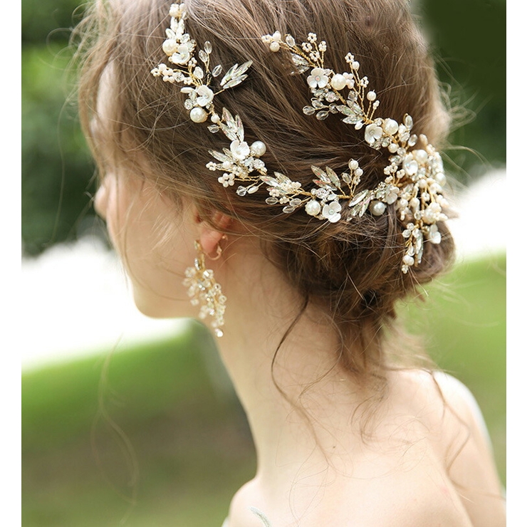 アクセサリー 結婚式 ヘアアクセサリー[品番：JSFW0009523]｜JS
