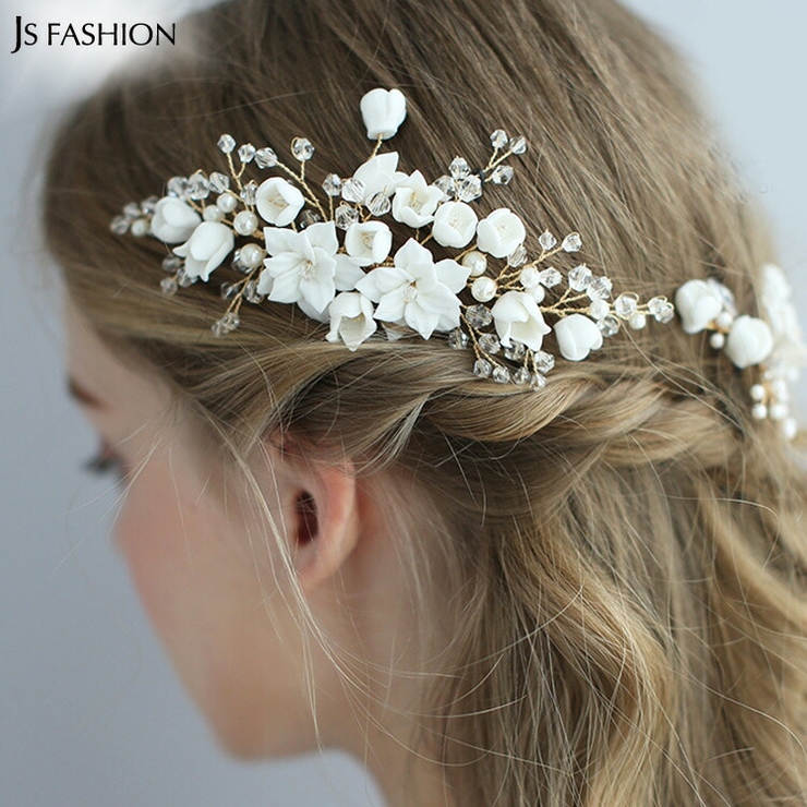 フラワーモチーフヘアアクセサリー ゴールド 結婚式 品番 Jsfw Js Fashion ジェーエスファッション のレディースファッション通販 Shoplist ショップリスト