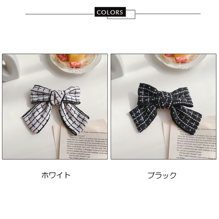バレッタ ツイード 全2色 | JS FASHION | 詳細画像8 
