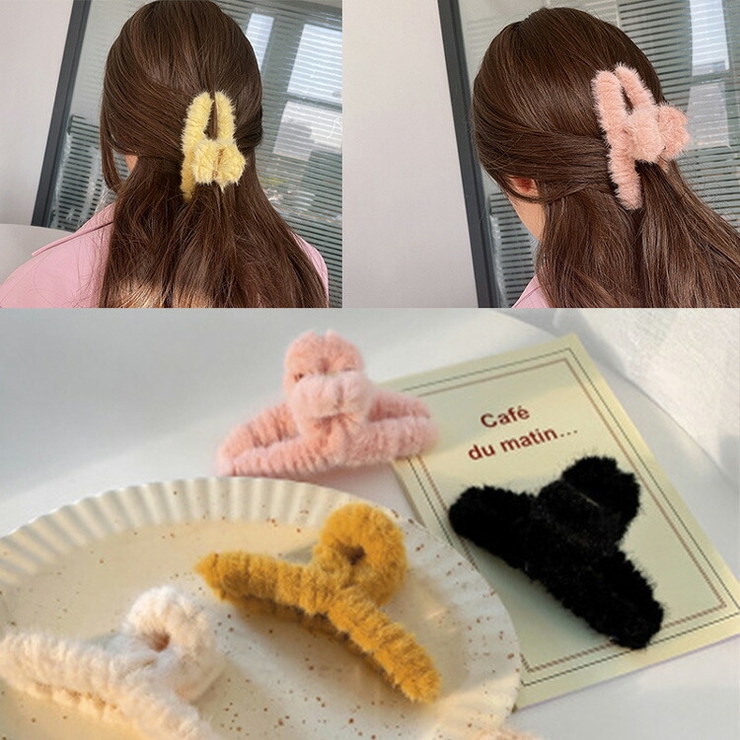 ヘアクリップ ファー ふわふわ | JS FASHION | 詳細画像9 