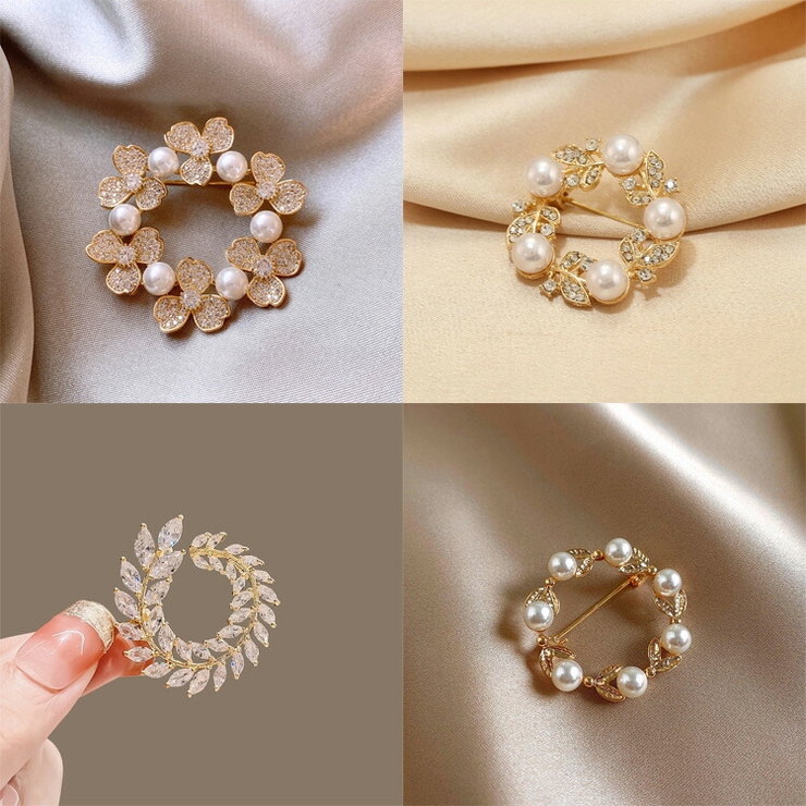 パール施し ブローチ 全4種 | JS FASHION | 詳細画像10 