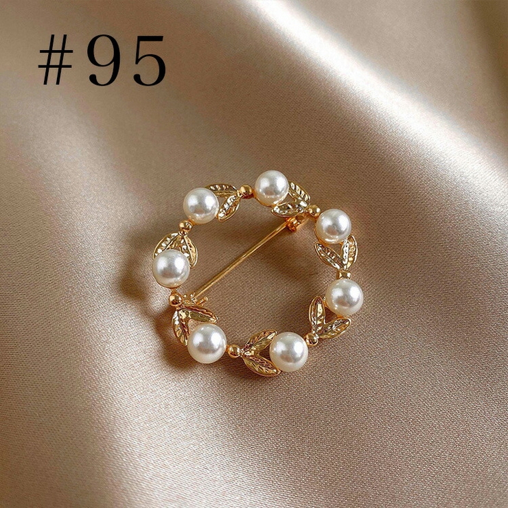 パール施し ブローチ 全4種 | JS FASHION | 詳細画像6 