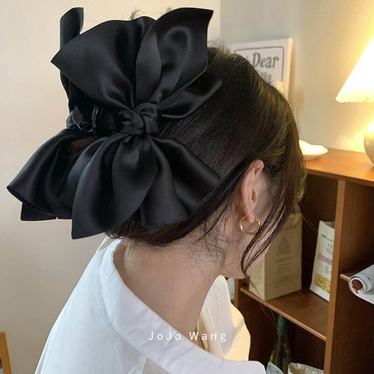 ビッグリボン ヘアクリップ バンスクリップ | JS FASHION | 詳細画像1 
