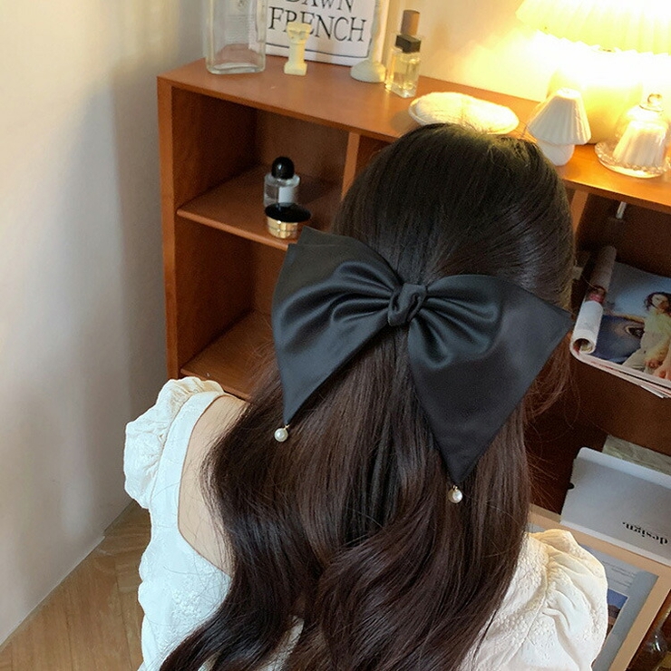 バレッタ 全2色 サテン | JS FASHION | 詳細画像4 