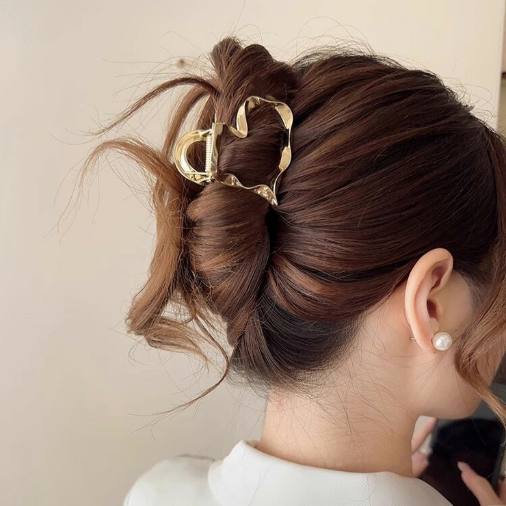 ヘアクリップ ハートモチーフ シンプル[品番：JSFW0013136]｜JS