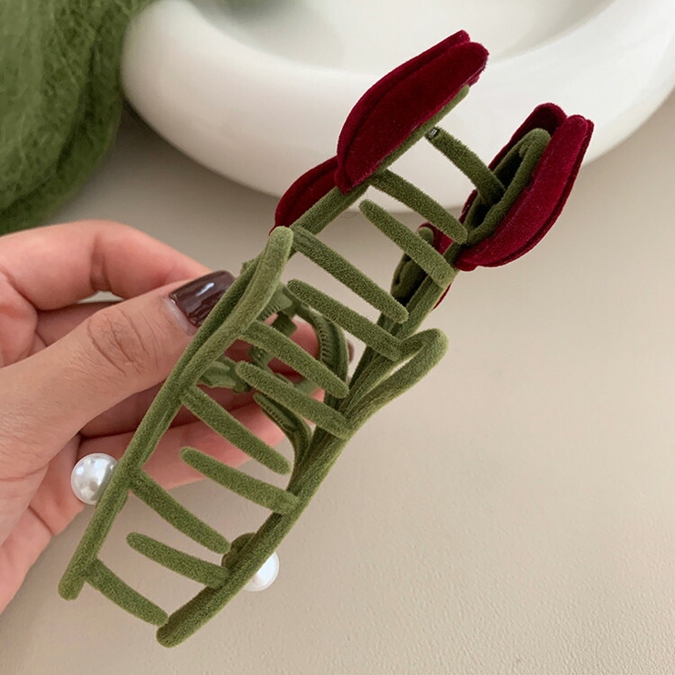 ヘアクリップ チューリップ型 バンスクリップ | JS FASHION | 詳細画像13 