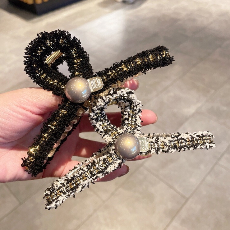 ヘアクリップ 全2色 ツイード風 | JS FASHION | 詳細画像3 