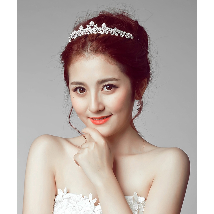 ✨キラキラストーンのお洒落な花嫁かんざし✨【洋髪にも】 暗い 