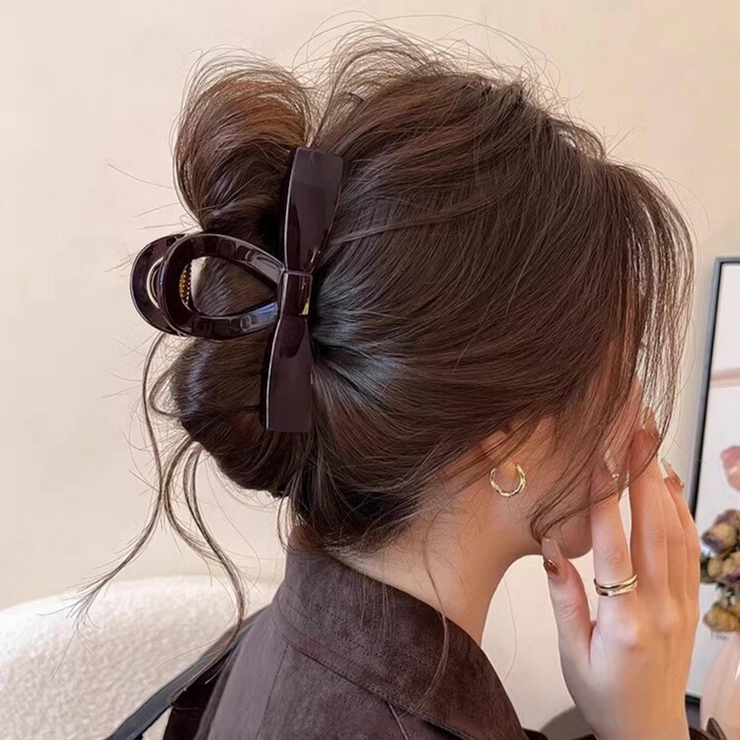 ヘアクリップ リボンモチーフ バンスクリップ | JS FASHION | 詳細画像1 