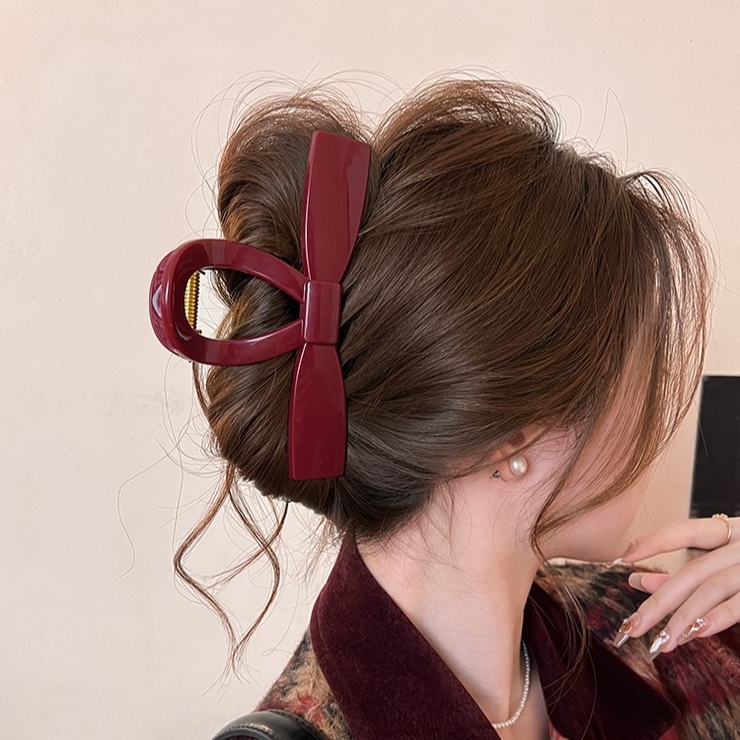 ヘアクリップ 全4色 リボンモチーフ | JS FASHION | 詳細画像1 