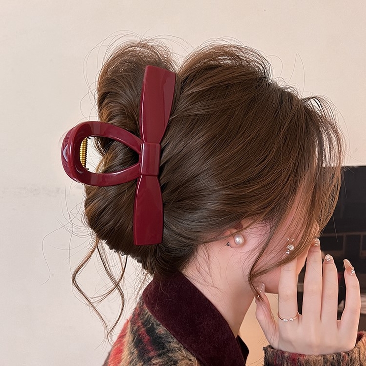 ヘアクリップ 全4色 リボンモチーフ | JS FASHION | 詳細画像2 