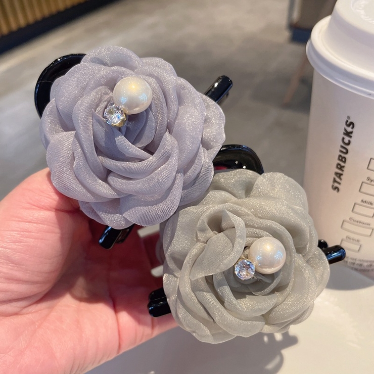 ローズモチーフ ミディ ヘアクリップ | JS FASHION | 詳細画像3 