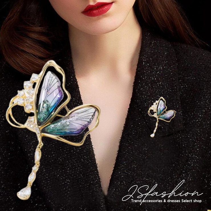 ブローチ 全4種 蝶々モチーフ | JS FASHION | 詳細画像12 