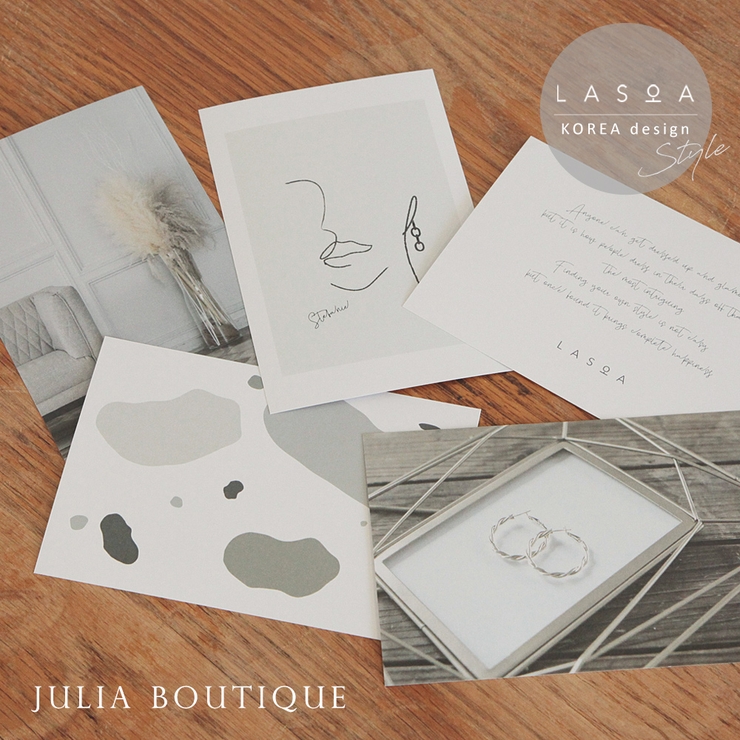 【LASOA】ポストカード5枚セット ステファニー/L00004 | JULIA BOUTIQUE | 詳細画像1 