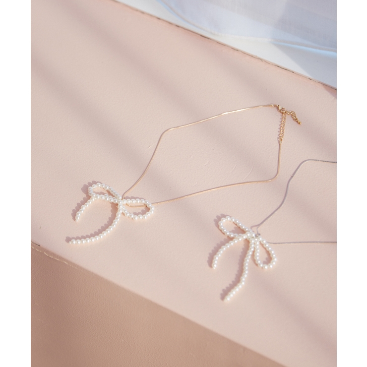 パールリボントップネックレス | VIS  | 詳細画像10 