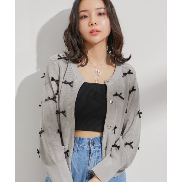 パールリボントップネックレス | VIS  | 詳細画像3 