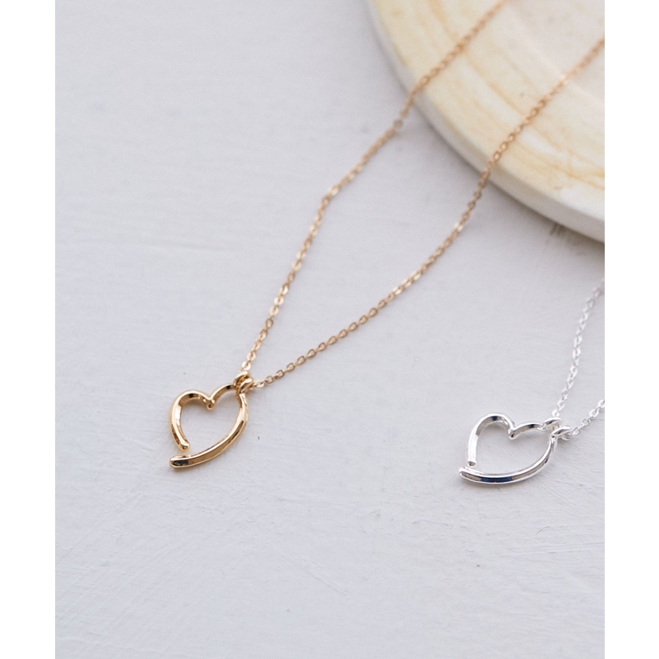 ゴールド(90) | スウィングハートラインネックレス | VIS 