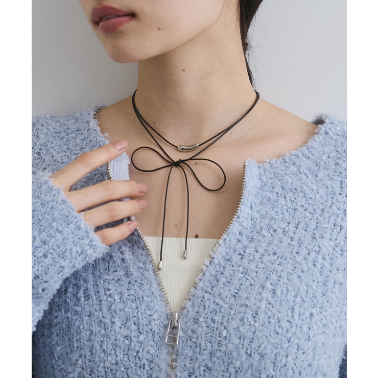 シルバー(93) | メタルポイントマルチコードネックレス | VIS 