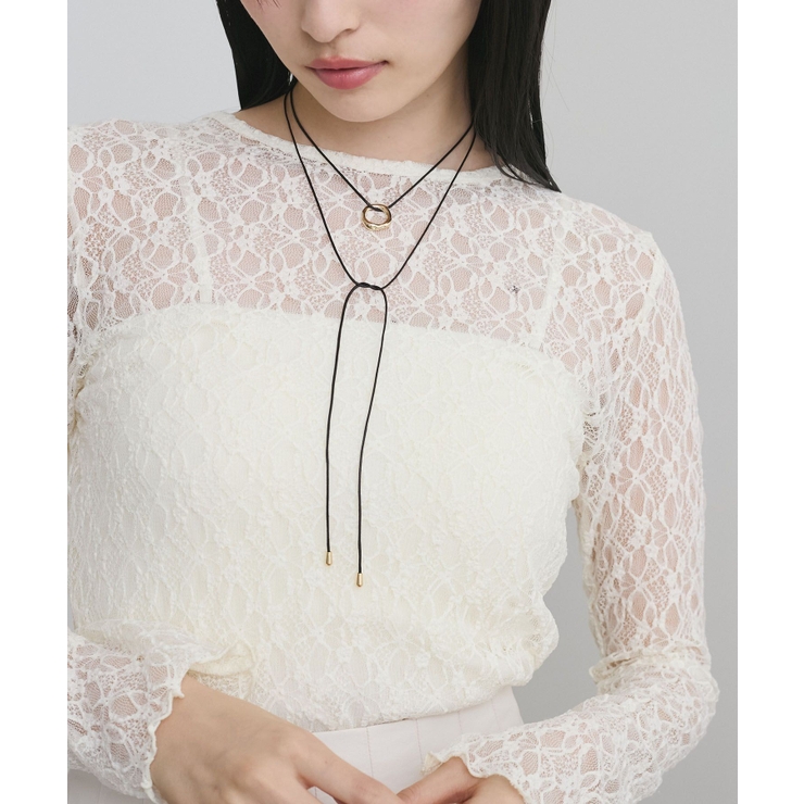 ニュアンスリングマルチコードネックレス | VIS  | 詳細画像1 