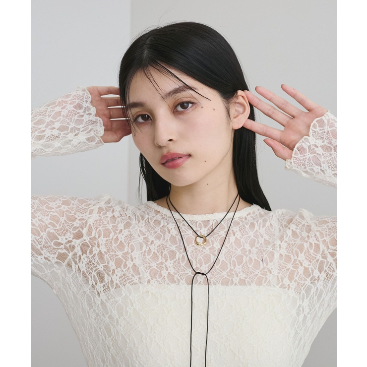 ニュアンスリングマルチコードネックレス | VIS  | 詳細画像2 