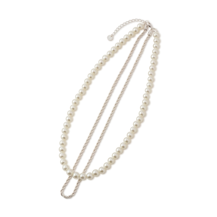パール×チェーンネックレス | VIS  | 詳細画像9 