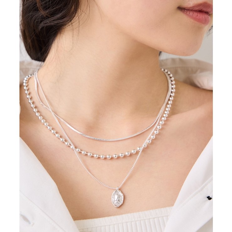 ダブルチェーンコインネックレス | VIS  | 詳細画像1 