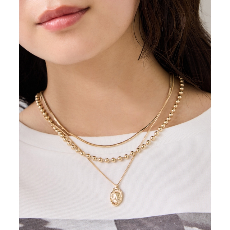 ダブルチェーンコインネックレス | VIS  | 詳細画像3 