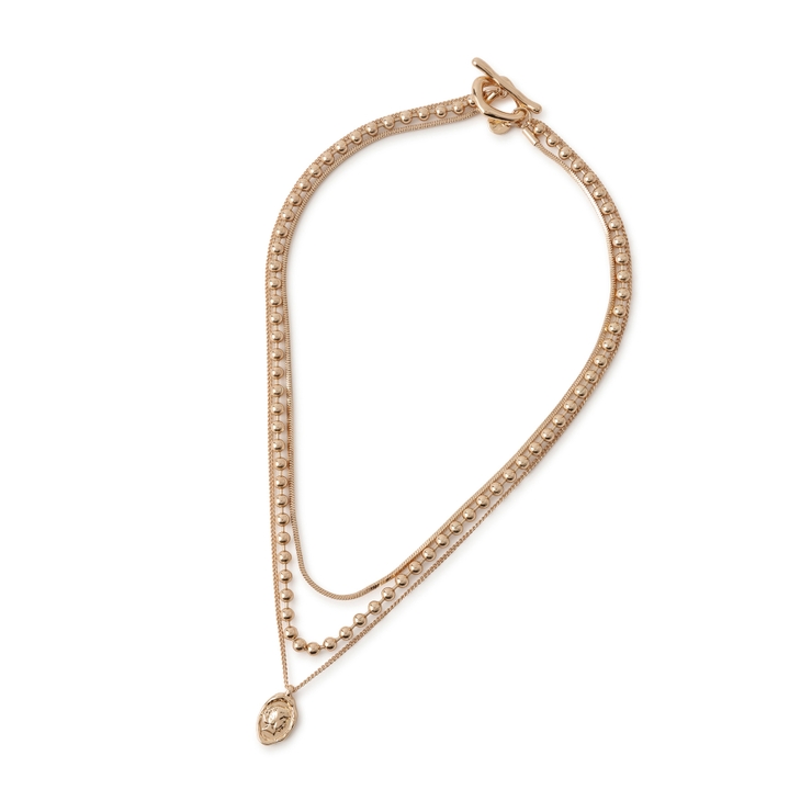 ダブルチェーンコインネックレス | VIS  | 詳細画像4 