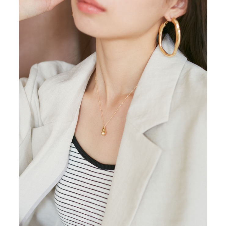 ゴールド(90) | メタルドロップトップネックレス | VIS 